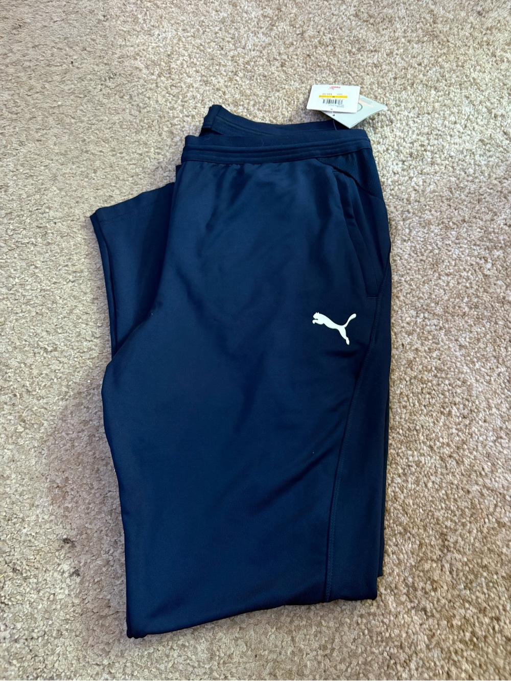 Puma Navy Athletic Track Pants